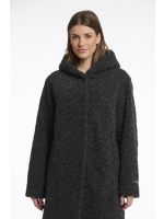 Rino en Pelle Teddy coat with hood 10874 deep iron