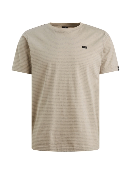 Vanguard Short sleeve r-neck mercerised mel 8265 Pure cashmere