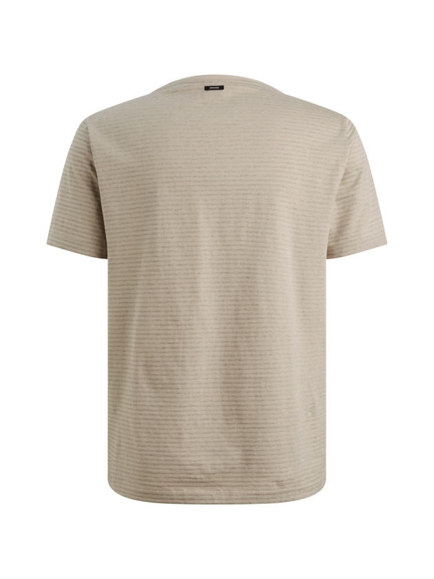 Vanguard Short sleeve r-neck mercerised mel 8265 Pure cashmere