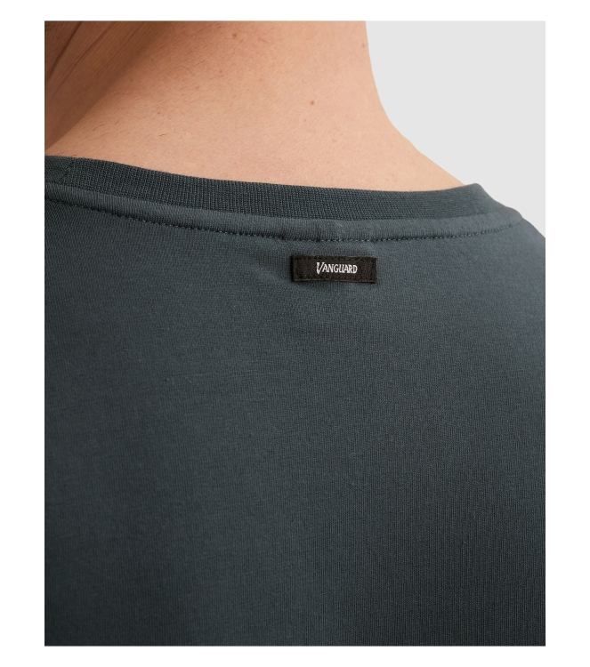 Vanguard Short sleeve r-neck cotton elastan 5108 Midnight navy