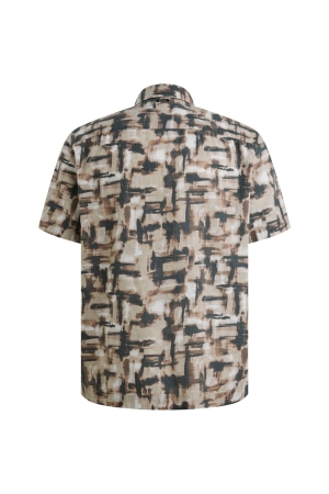 Vanguard Short Sleeve Shirt Print on slub c 8202 Burlwood
