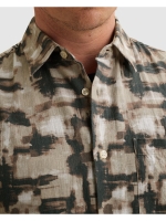 Vanguard Short Sleeve Shirt Print on slub c 8202 Burlwood