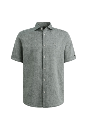 Vanguard Short Sleeve Shirt Linen Cotton bl 5108 Midnight navy
