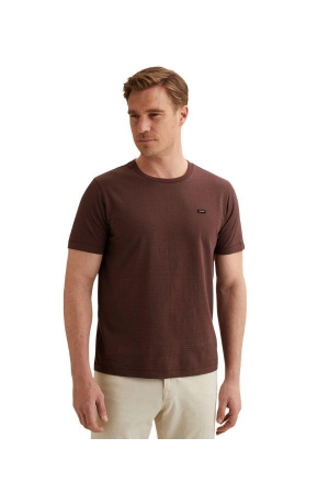 Vanguard Short sleeve r-neck mercerised mel 4090 Catawba grape