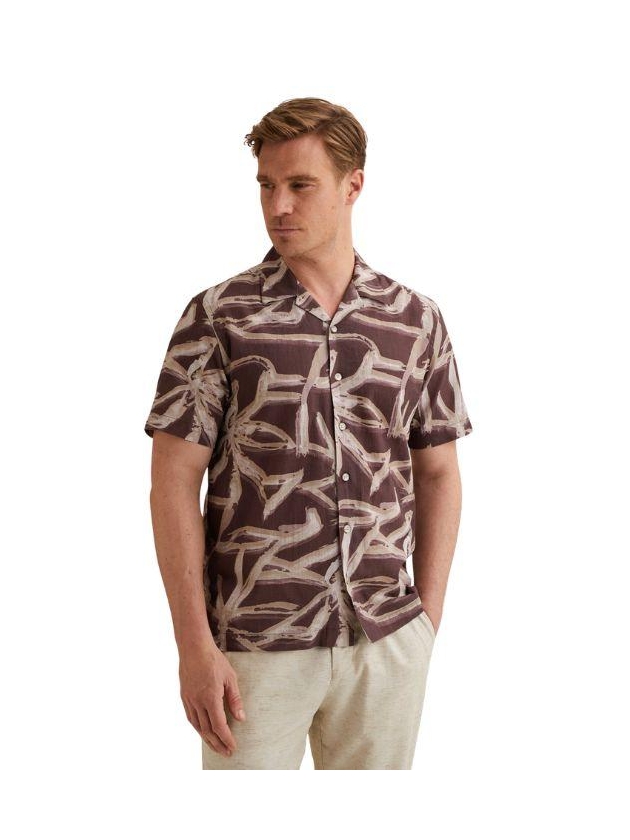 Vanguard Short Sleeve Shirt Printed 4090 Catawba grape