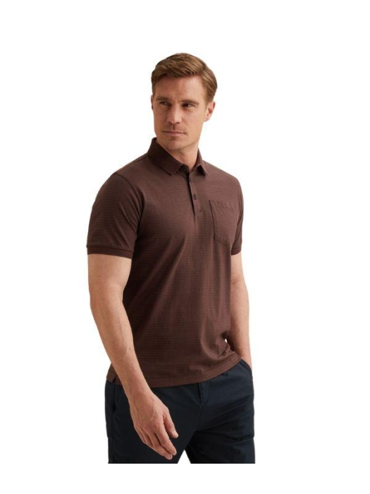 Vanguard Short sleeve polo mercerised melan 4090 Catawba grape