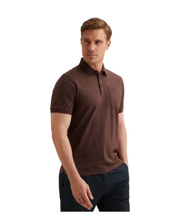 Vanguard Short sleeve polo mercerised melan 4090 Catawba grape