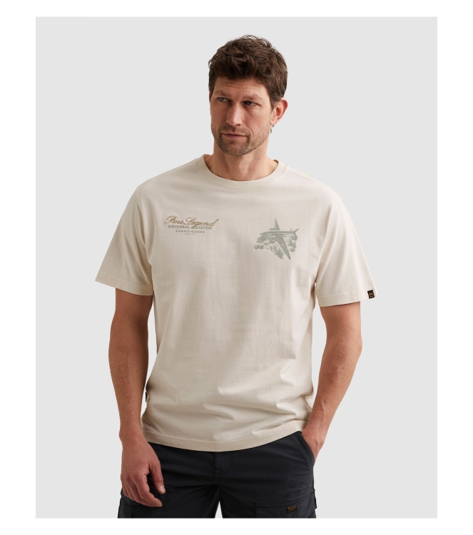 PME Legend Short sleeve r-neck heavy open end 7001 Egret