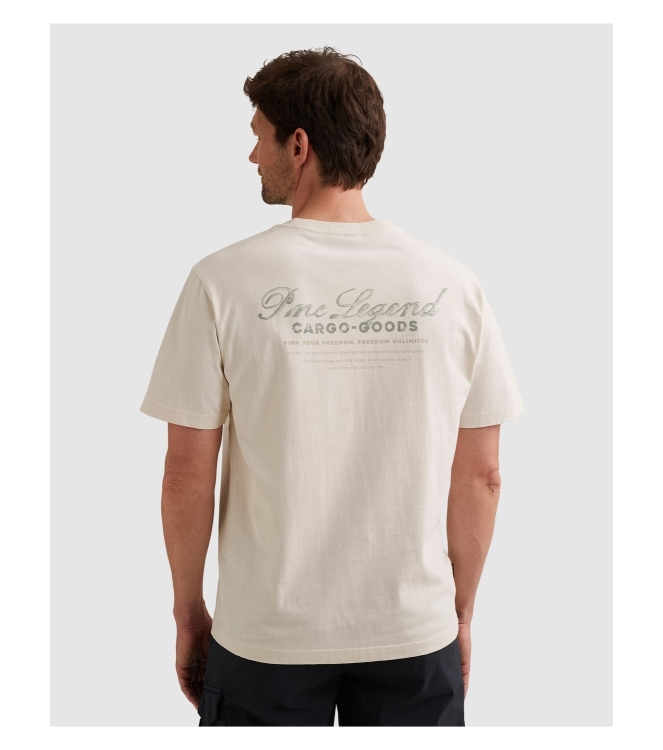 PME Legend Short sleeve r-neck heavy open end 7001 Egret