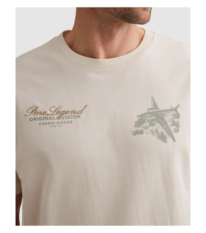 PME Legend Short sleeve r-neck heavy open end 7001 Egret