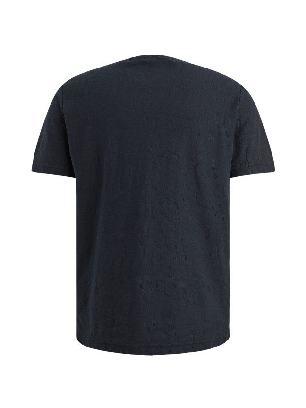 PME Legend Short sleeve r-neck jacquard jerse 5282 Carbon