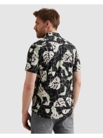PME Legend Short Sleeve Shirt Print on Cotton 5282 Carbon
