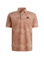 PME Legend Short sleeve polo printed two tone 3031 Rose dawn