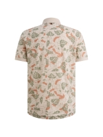 PME Legend Short sleeve polo printed fine piq 3191 Cloud pink