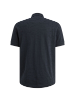 PME Legend Short sleeve polo jacquard jersey 5282 Carbon