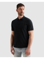 PME Legend Short sleeve polo jacquard jersey 5282 Carbon