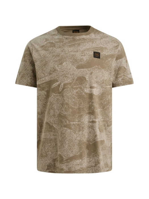 PME Legend Short sleeve r-neck single jersey 6389 Dusky green