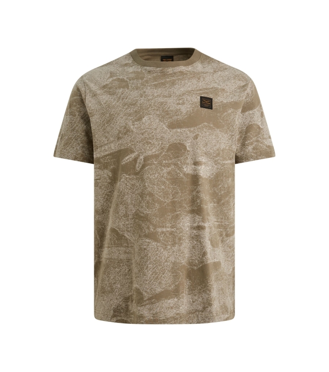 PME Legend Short sleeve r-neck single jersey 6389 Dusky green