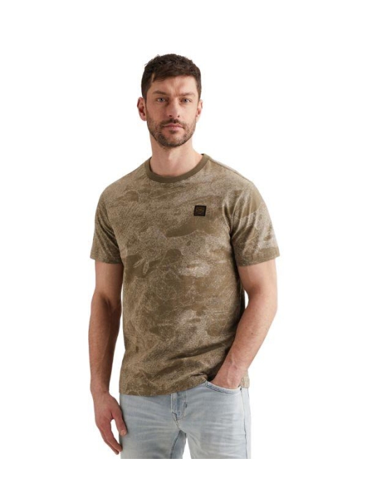 PME Legend Short sleeve r-neck single jersey 6389 Dusky green