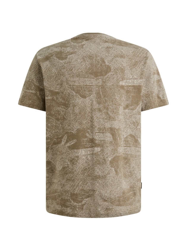 PME Legend Short sleeve r-neck single jersey 6389 Dusky green