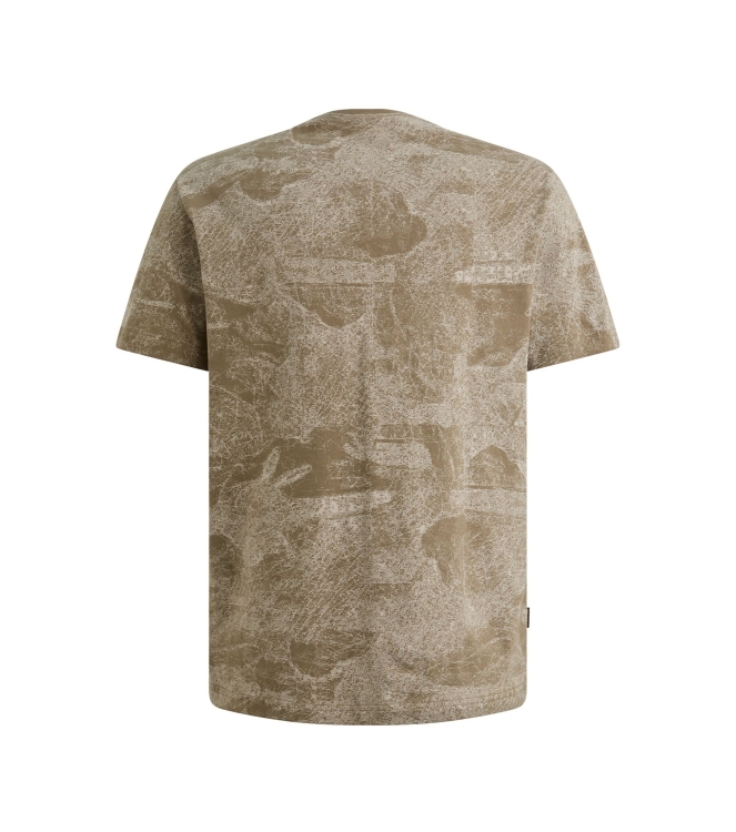 PME Legend Short sleeve r-neck single jersey 6389 Dusky green