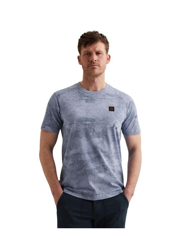 PME Legend Short sleeve r-neck single jersey 5299 Hydrangea