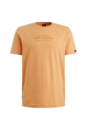 PME Legend Short sleeve r-neck cotton elastan 2015 Gold earth