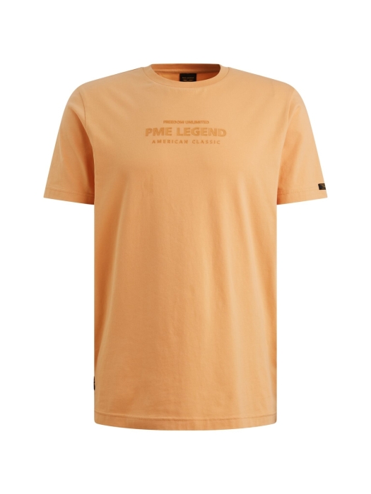 PME Legend Short sleeve r-neck cotton elastan 2015 Gold earth