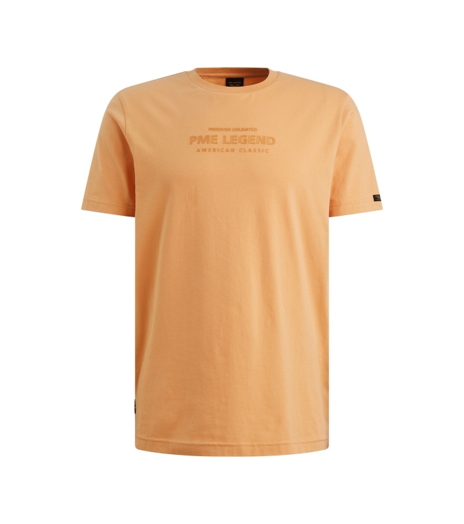 PME Legend Short sleeve r-neck cotton elastan 2015 Gold earth