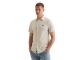 PME Legend Short Sleeve Shirt Print on pique 7001 Egret