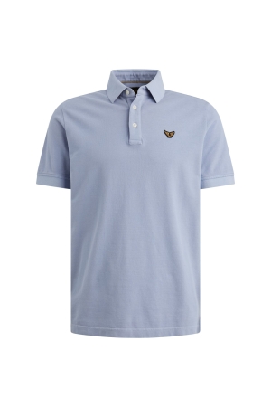 PME Legend Short sleeve polo pique garment dy 5299 Hydrangea