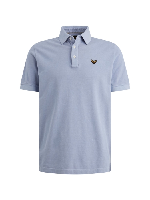 PME Legend Short sleeve polo pique garment dy 5299 Hydrangea