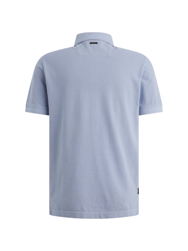 PME Legend Short sleeve polo pique garment dy 5299 Hydrangea