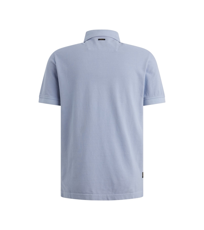 PME Legend Short sleeve polo pique garment dy 5299 Hydrangea