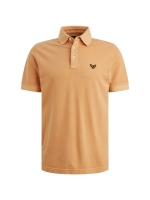 PME Legend Short sleeve polo pique garment dy 2015 Gold earth