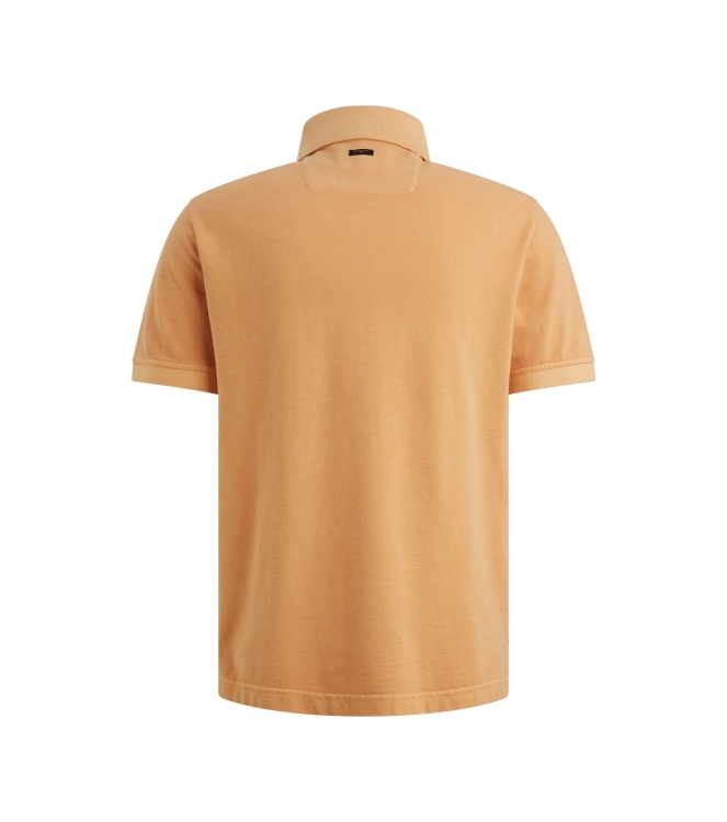 PME Legend Short sleeve polo pique garment dy 2015 Gold earth