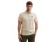 PME Legend Short sleeve polo jersey jacquard 7001 Egret