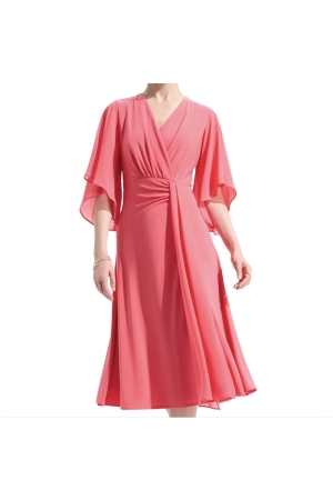 Joseph Ribkoff LDS Dress 4479 Paradise coral