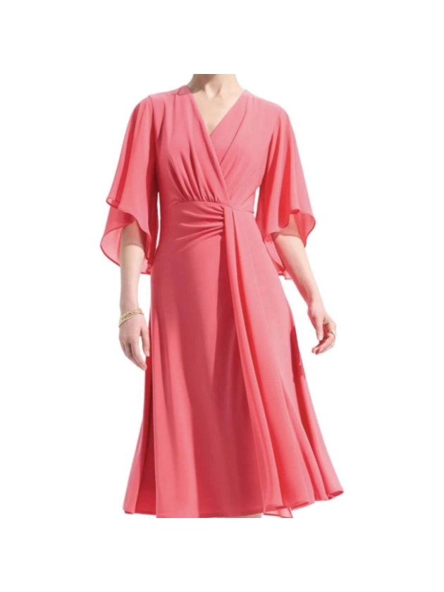 Joseph Ribkoff LDS Dress 4479 Paradise coral