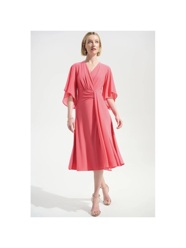 Joseph Ribkoff LDS Dress 4479 Paradise coral