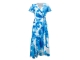 Joseph Ribkoff LDS Dress 4473 Vanilla/blue