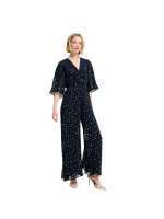 Joseph Ribkoff LDS Jumpsuit 2229 Midnight blue/vanilla