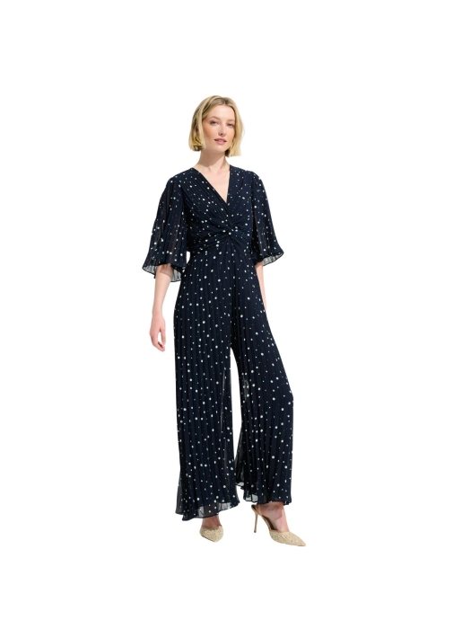 Joseph Ribkoff LDS Jumpsuit 2229 Midnight blue/vanilla