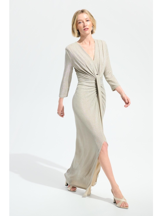 Joseph Ribkoff LDS Dress 3059 Champagne