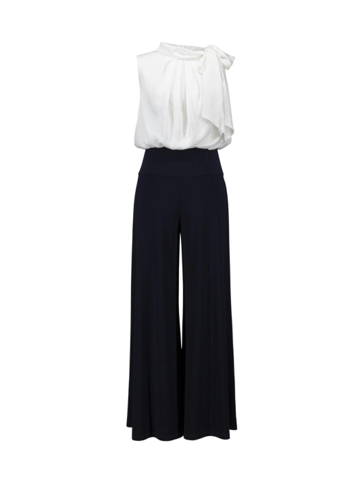 Joseph Ribkoff LDS Jumpsuit 2229 Midnight blue/vanilla