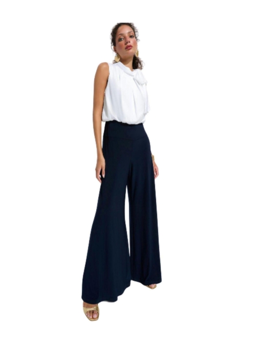 Joseph Ribkoff LDS Jumpsuit 2229 Midnight blue/vanilla