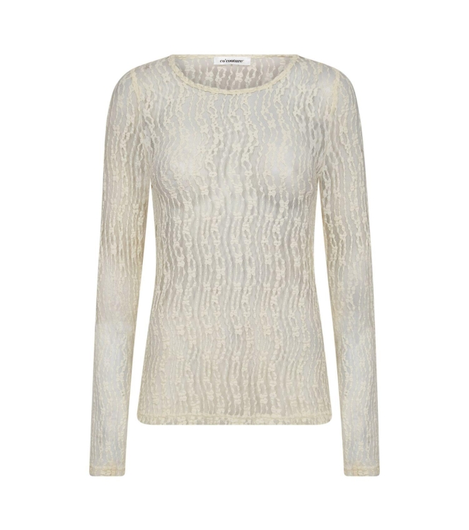 Co Couture BarbCC O-Neck Blouse Off white