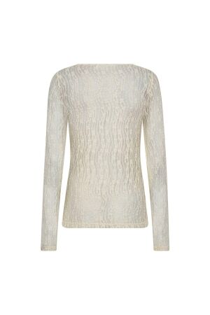 Co Couture BarbCC O-Neck Blouse Off white