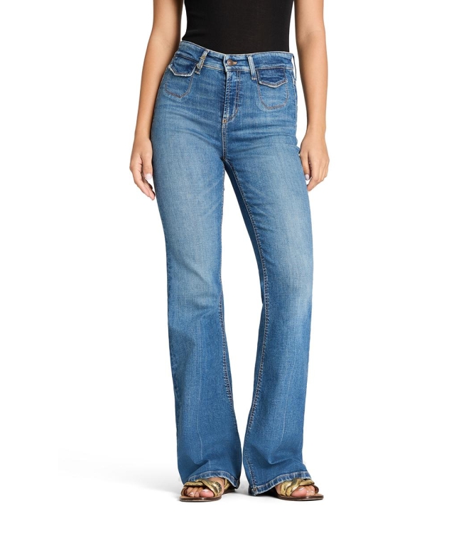 Cambio Fabienne pocket 5159 Summer modern used blue denim