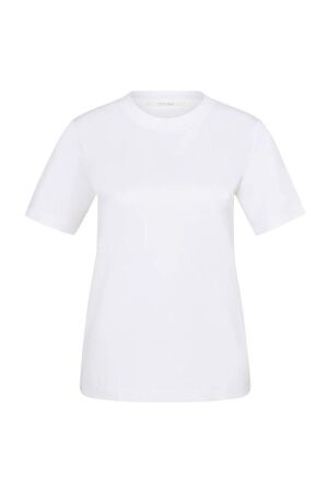 Yaya Round neck T-shirt 00000 Pure white